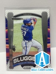 2021 Panini Prizm Teoscar Hernandez Sluggers Insert #SL3 Blue Jays